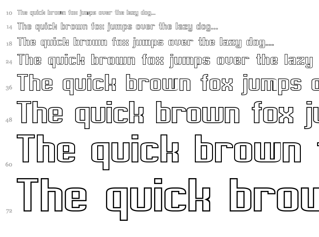 Empanada font waterfall